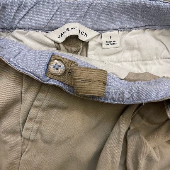 Bundle of JANIE AND JACK Twill Stretch Pants in Size 3-4 Y in Navy and Khaki - Picture 7 of 7